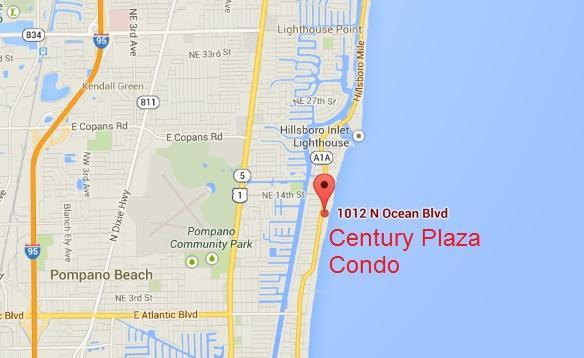 Century Plaza Condo Pompano Beach Map